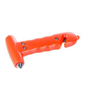 Narancssárga vészhelyzeti ablaktörő kalapács övvágóval, 4CARS márka - Autós ventilátor