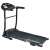 G-Runner 400 Classic foldable electric treadmill with a black frame and a blue running belt