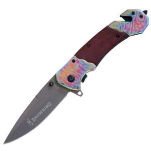 Browning 22 cm Elite Force Pocket Knife with Belt Cutter and Window Breaker 68168392 - Pocket Knives and Folding Knife
