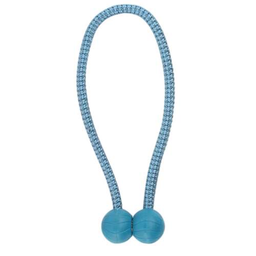 Kék mágneses függönykötők golyókkal, Húzózsinór Pufo Ball drapériákhoz vagy függönyhöz mágnessel