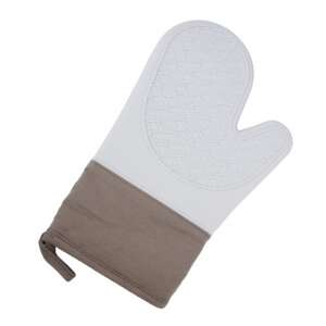 Pufo Cuisine silicone oven mitt, heat resistant, grey - Oven Mitt