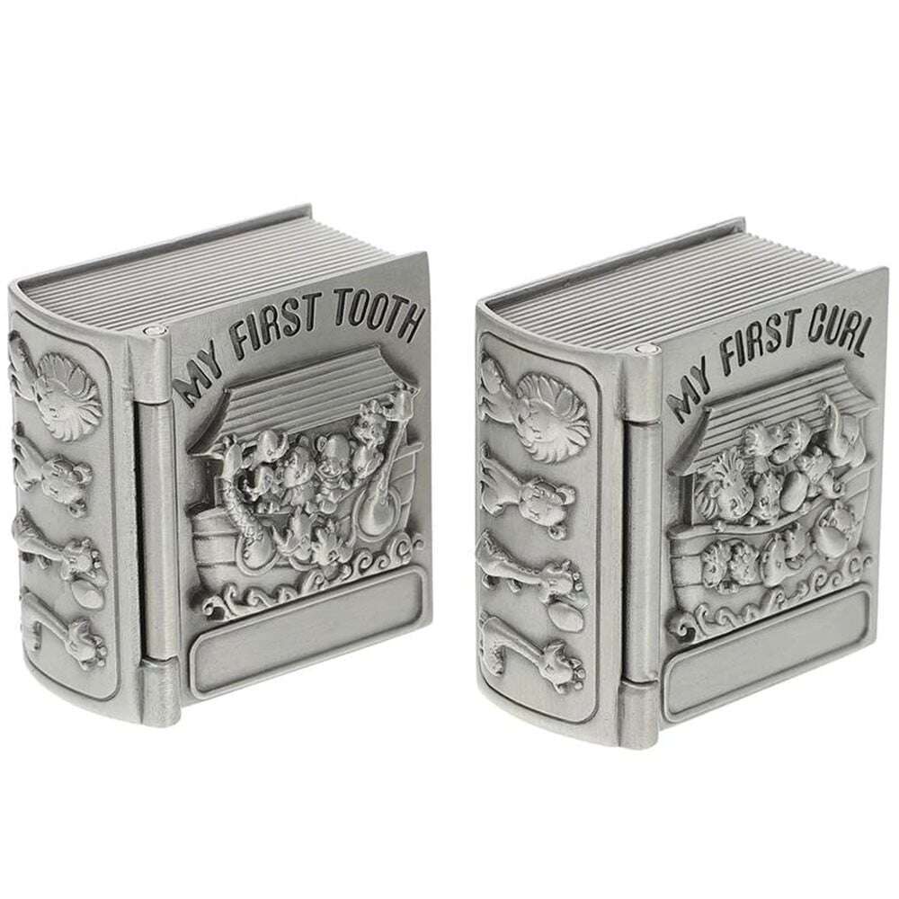 2 pc antimony box set Pufo Little Child for first tooth and first hair, 4 cm