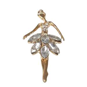 Elegant Ballerina Brooch, Brilliant Ballerina, Gold 91682503 - Brooch