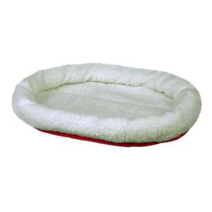 Trixie Cuddly macskaágy, piros és fehér, ovális alakú - Macska fekhely