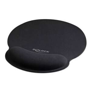Delock ergonomic mouse pad with wrist rest, black - Mouse Pad