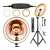 60W Selfie Ring Light cu trepied, suport pentru telefon și telecomandă