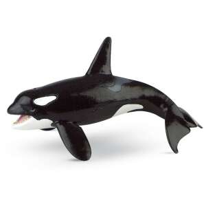 Bullyland 67409 Killer Whale Figurine, black and white, detailed, hand-painted, 8.8cm - Figure