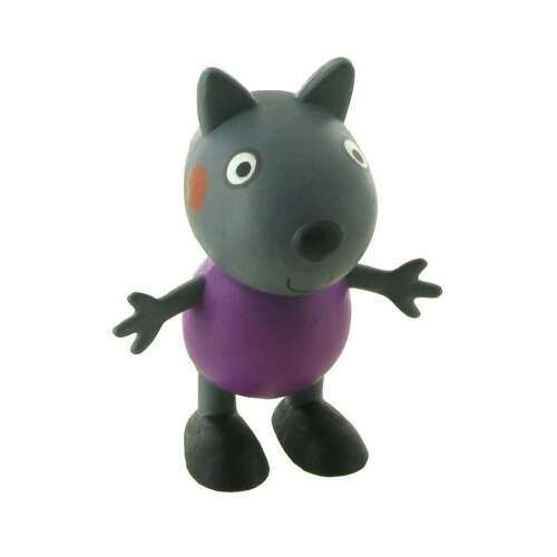 Figurka Comansi Peppa Pig Dani Pies, szary i fioletowy, 6cm