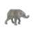 Bullyland 63659 African Elephant Calf, hand-painted, detailed, realistic, plastic toy figure
