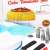 Set for decorating spring cakes and cakes, 106 elements, multicoloured 68225332