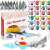 Springos cake decorating set with 106 pieces, including cake turntable, piping tips, spatulas, and more