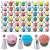 Springos cake decorating set piping tips with examples of different designs