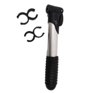 Mini bike hand pump, 20 cm, black/silver - Hand Pump