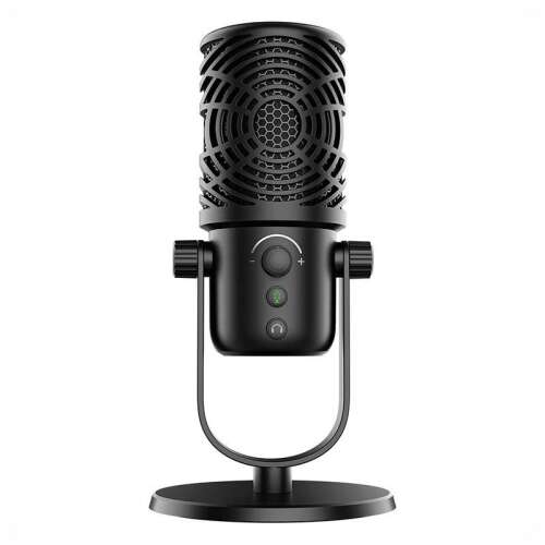 Czarny mikrofon pojemnościowy OneOdio FM1 do nagrywania podcastów, streamingu i gier