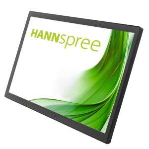 HANNspree HT221PPB 21,5 hüvelykes érintőképernyős monitor, ferde nézet - HANNspree