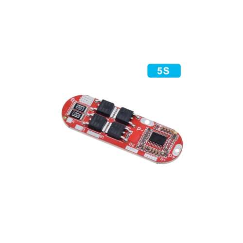 5S 25A BMS, 18650 Li-ion akku felügyeleti modul 21 volt /18,5 volt
