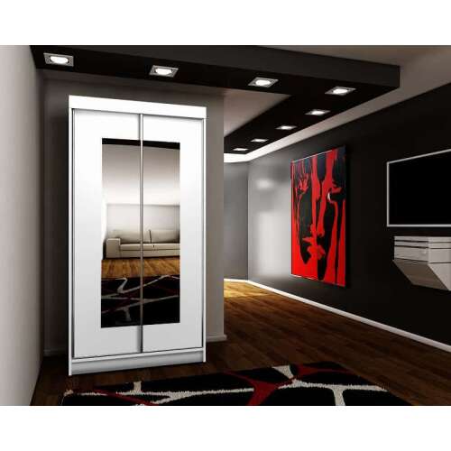 Moon6 Sliding door wardrobe with mirror - More colours and sizes 31886115