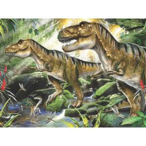 Dinoszauruszok neon puzzle, 100 darabos 31886195 