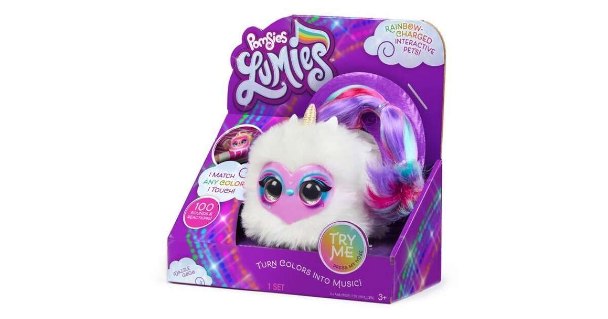 Pomsies Lumies fabulous with Interactive Unicorn