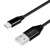 Logilink USB-C to USB-A cable, black, 0.3m