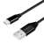 Logilink USB-C to USB-A cable, black, 0.3m