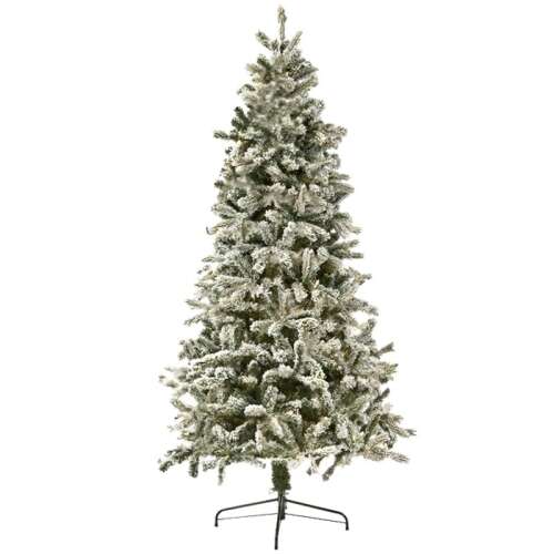 210 cm Artificial Snow-Covered French Fir Christmas Tree