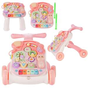 M-Toys 3in1 Lauf- und Lerntisch mit Sound- und Lichteffekten #rosa
