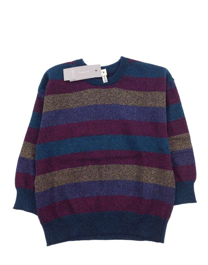 IDEXE színes csíkos pulóver