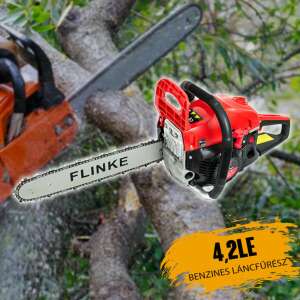 Flinke láncfűrész fk-9800 Flinke benzinmotoros láncfűrész, 58 ccm 4,2 LE 405mm vágólap fk9800 benzines láncfűrész 90836234 - Flinke