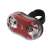 Esperanza Seginus bicycle rear light, red, 9 LED