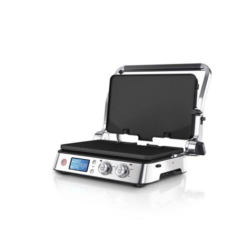 Kontaktný gril Braun CG9040, pohľad z uhla, stolný gril