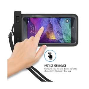 Envisage Universal Waterproof Phone Case with Wrist Strap, Black