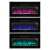 Home FKKI 05 electric fireplace with different flame colors, pink, blue, green