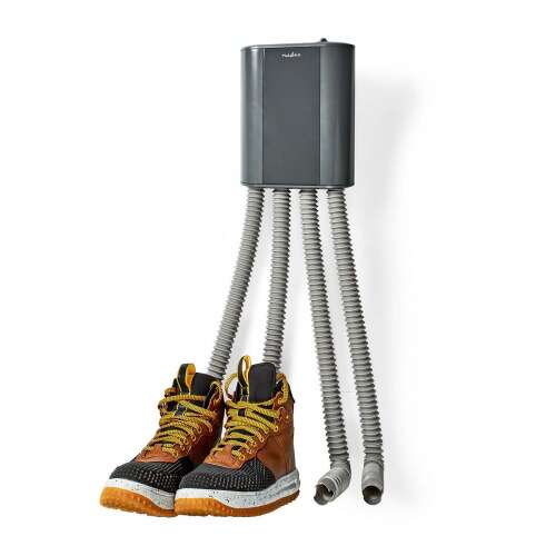 Suszarka do butów Nedis z 4 chowanymi wylotami ciepłego powietrza, do jednoczesnego suszenia dwóch par butów