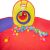 Iplay 3in1 Giant Playing Tent + 100pcs gift ball #red-yellow 127483237