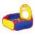 Iplay 3-in-1 Play Tent, Tunnel and Ball Pit with 100 Balls, Red and Yellow