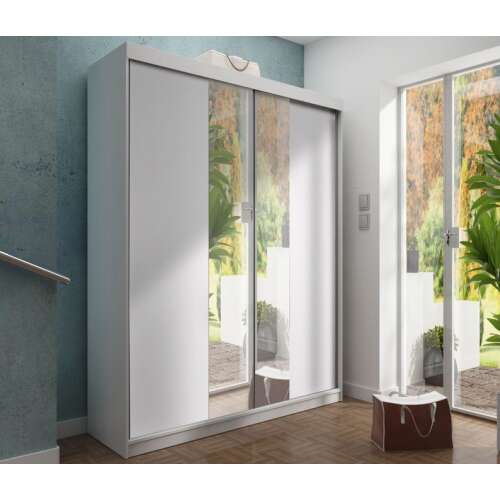 Moon18 Sliding door wardrobe with mirror - More colours and sizes