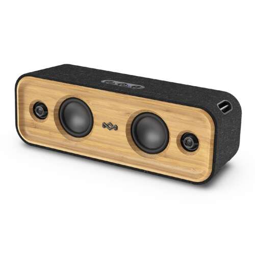 Bluetooth високоговорител Marley Get Together 2, черен, преден изглед