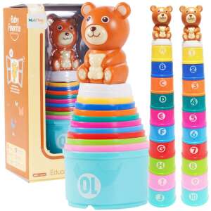 M-Toys műanyag Építőjáték - Maci 