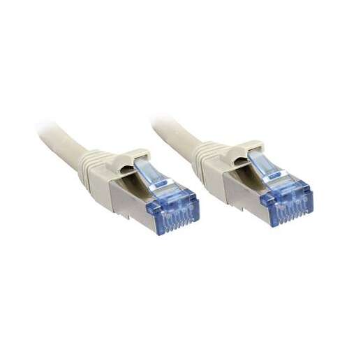 RJ45 Sieťový Pripojovací Kábel CAT 6A S/FTP 1.50 m Šedý s Ochranou LINDY (47133)