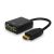Adapter AV Savio HDMI - D-Sub (VGA) czarny (CL-23) 68442834