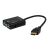 Adapter AV Savio HDMI - D-Sub (VGA) czarny (CL-23) 68442834