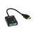 Adapter AV Savio HDMI - D-Sub (VGA) czarny (CL-23) 68442834