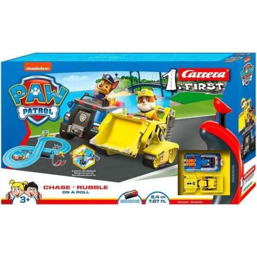 Carrera First - Mancs Őrjárat On a roll versenypálya - Chase és Rubble