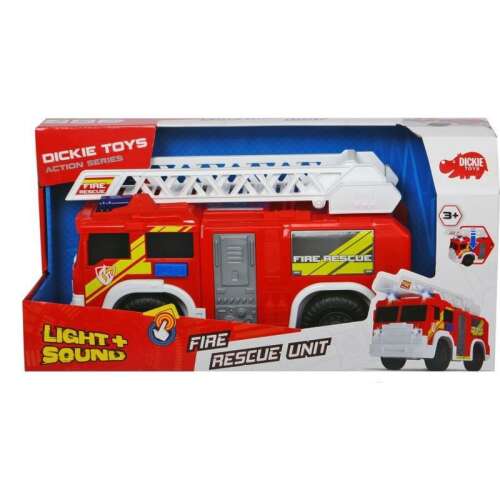 Dickie Toys Mini Feuerwehrauto mit Licht und Ton 15cm 31889980
