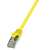 LogiLink Econline Cat.5e F/UTP patch cable, 3m, yellow