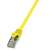 LogiLink Econline Cat.5e F/UTP patch cable, 3m, yellow