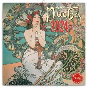 Alphonse Mucha 2024 Falinaptár - REALSYSTEM