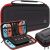 Portable Console Carrying Case, Black/Red 68565297