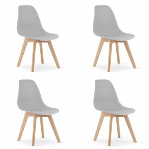 Mercaton Kito Grey Dining Chairs Set of 4 - Kitchen Furniture
